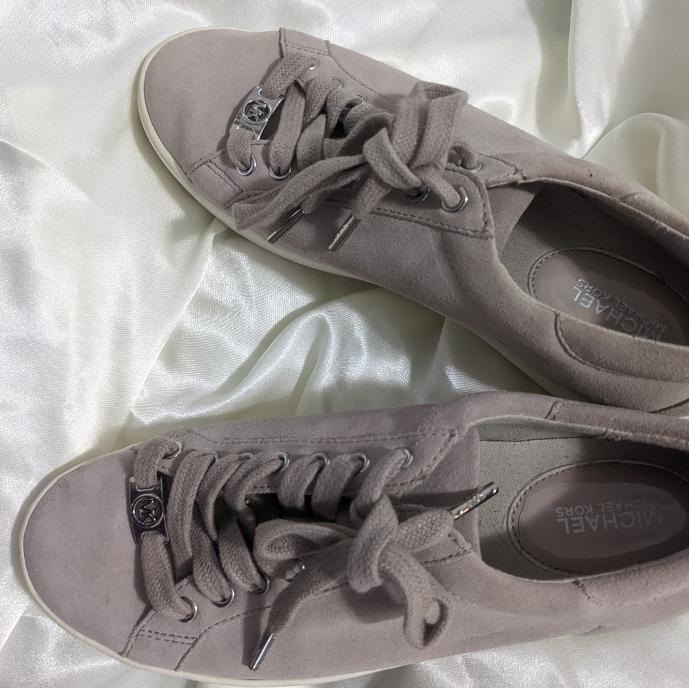 Michael Kors Taupe Fashion Sneakers